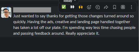 Client feedback 3